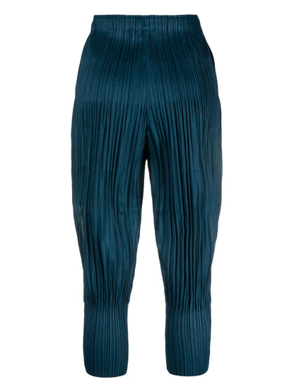 Cropped Pleated Trousers