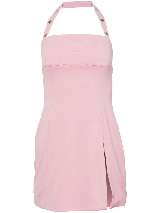 Snap Halterneck Mini Dress