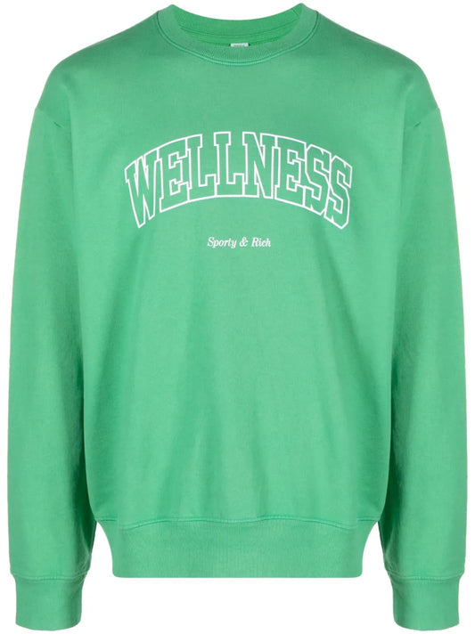 Slogan-Print Cotton Sweatshirt