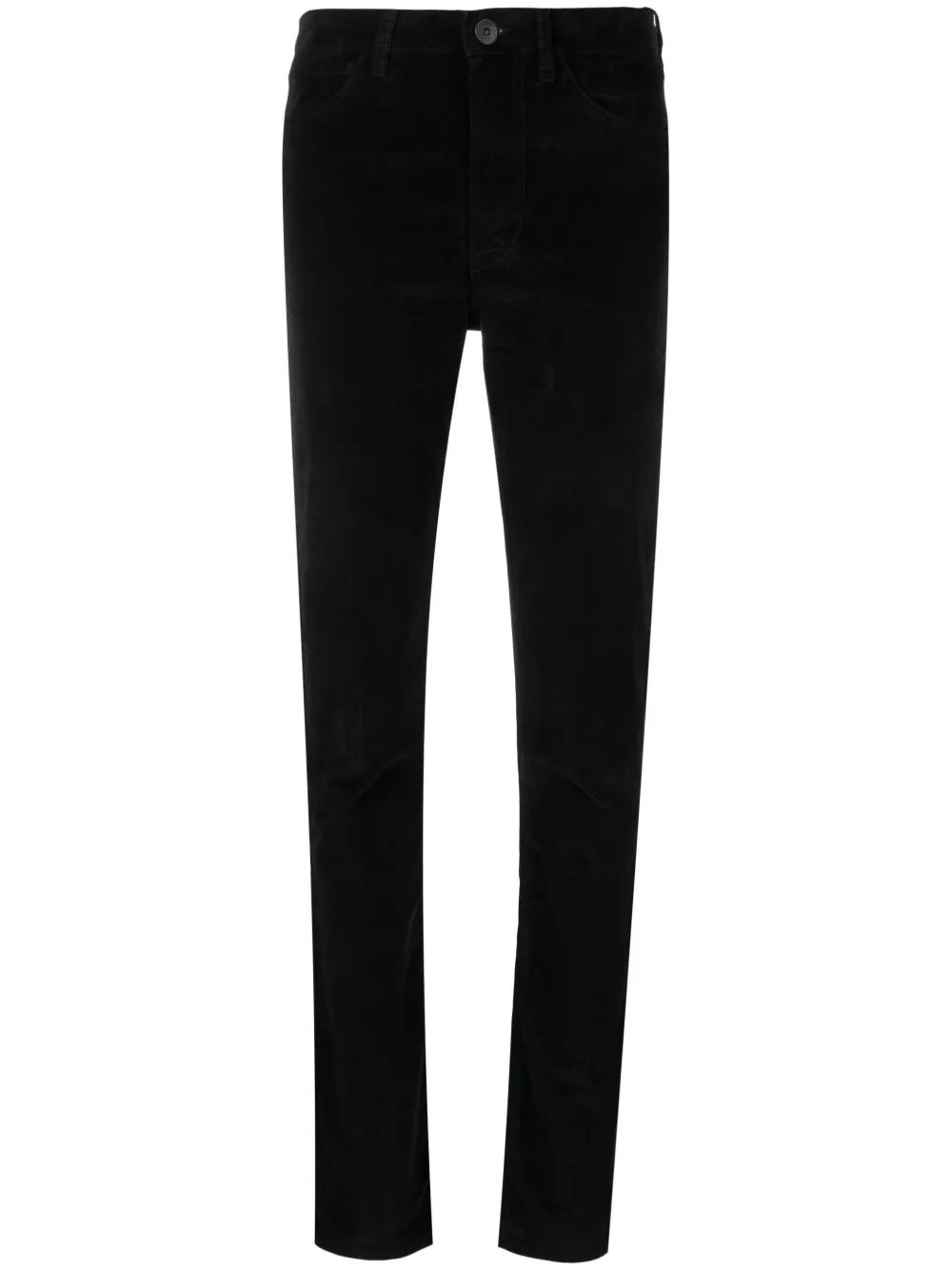 Kaya Split Washed Slim-Fit Trousers