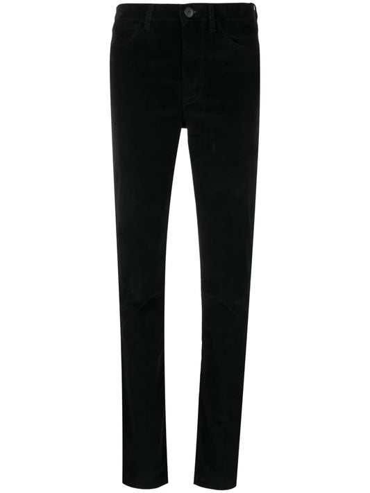 Kaya Split Washed Slim-Fit Trousers