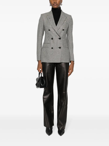 Parigi Houndstooth Double-Breasted Blazer