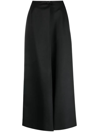 Wrap-Design High-Waisted Skirt