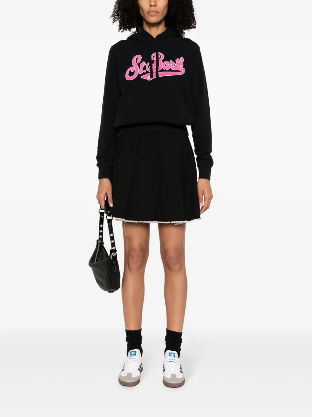 Logo-Patch Cotton Hoodie