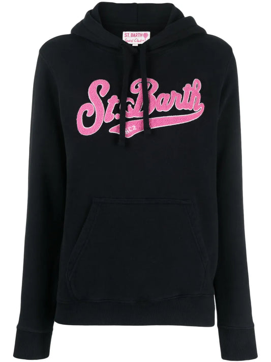 Logo-Patch Cotton Hoodie
