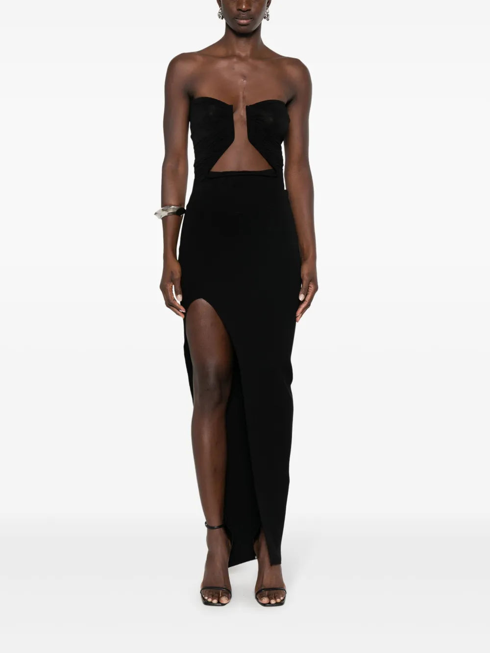 High-Waisted Asymmetric Skirt