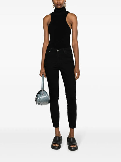 Spray On Cropped Jeans