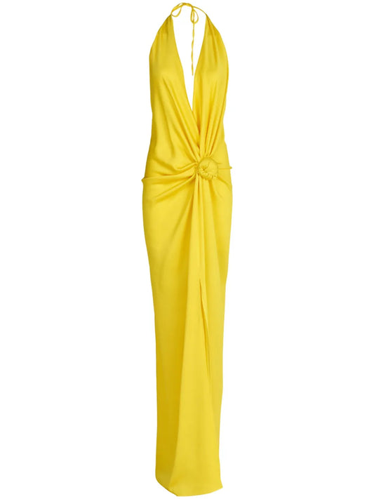 Torgiano Knot-Detail Gown