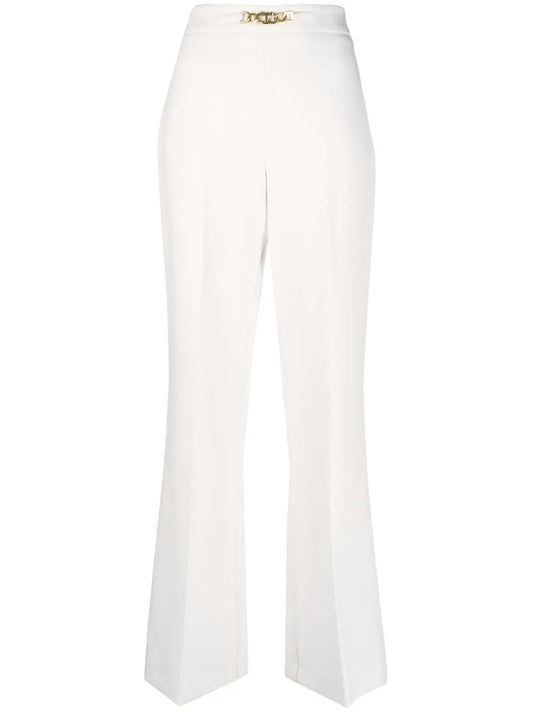 Oval-T Chain Flared Trousers