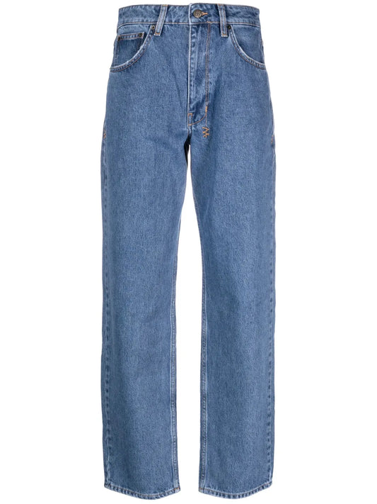 Brooklyn Heritage Mid-Rise Straight-Leg Jeans