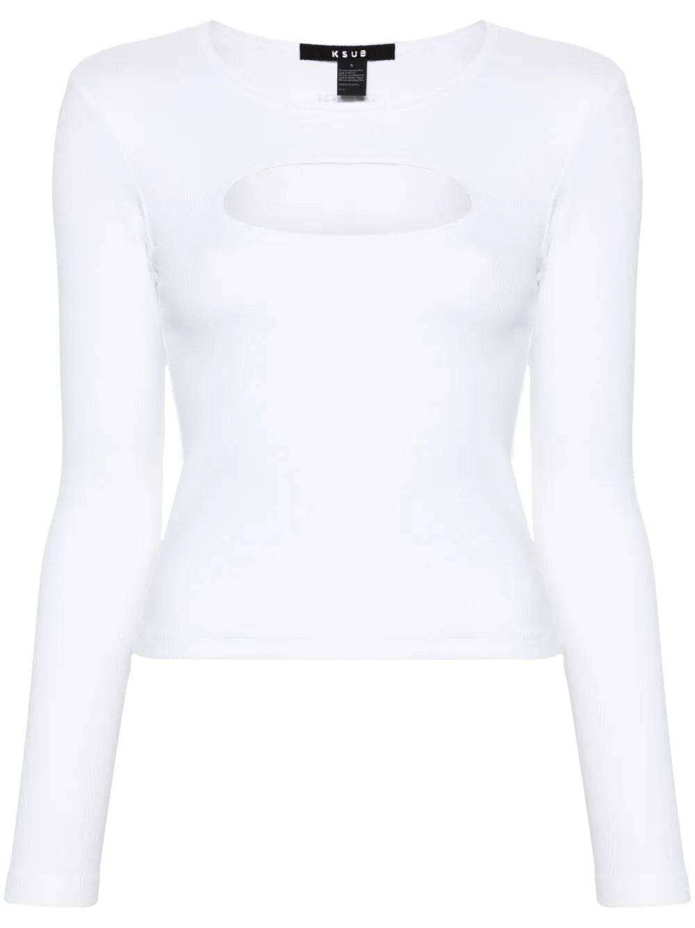 Cut-Out Ribbed Top