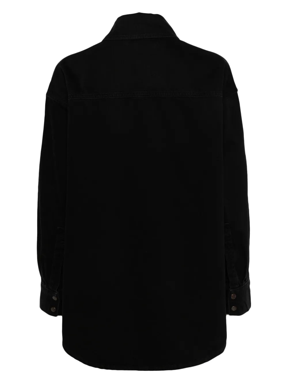 Press-Stud Cotton Shirt