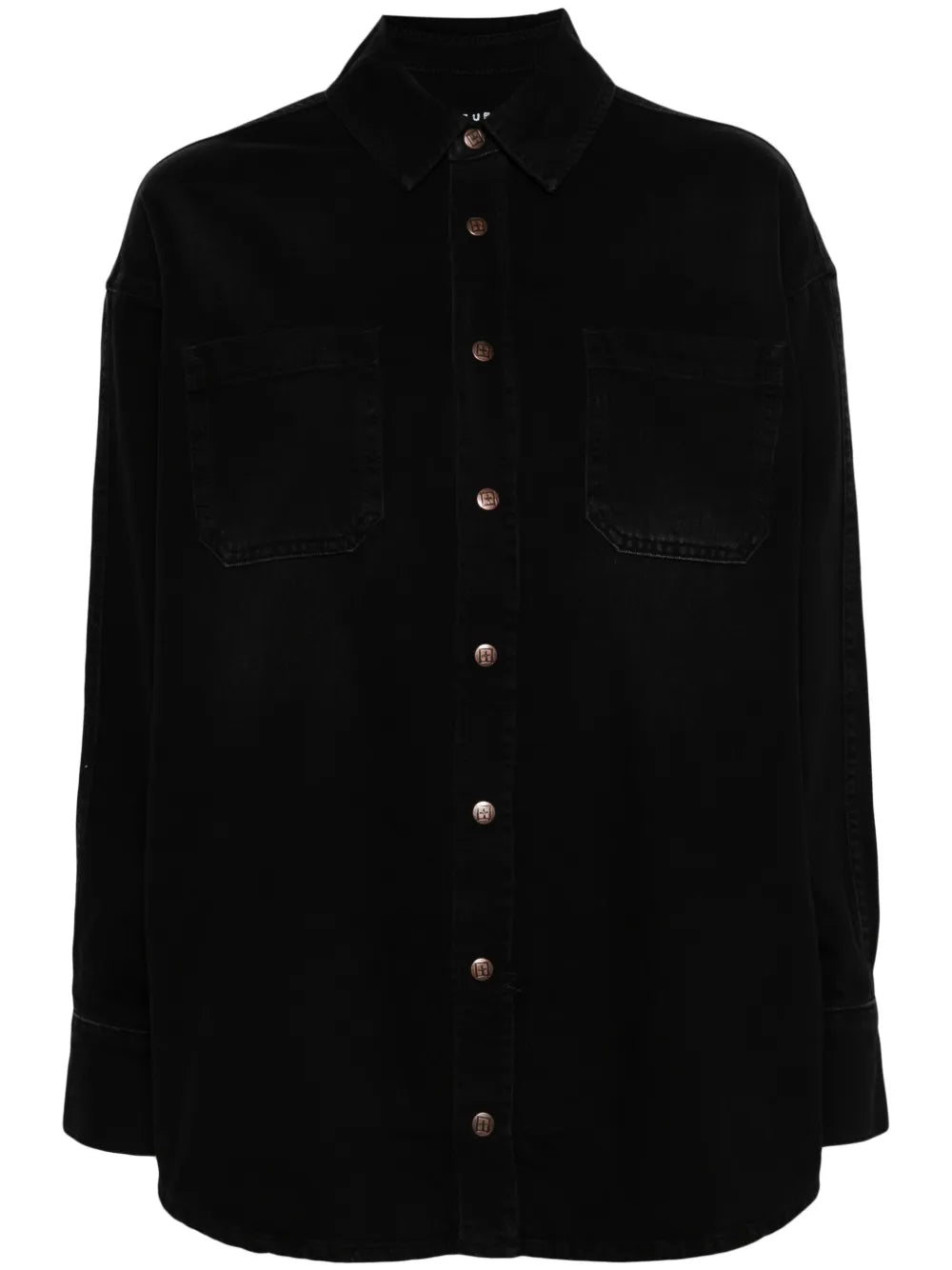 Press-Stud Cotton Shirt