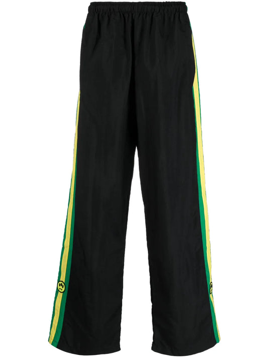 Stripe-Detail Straight-Leg Track Pants
