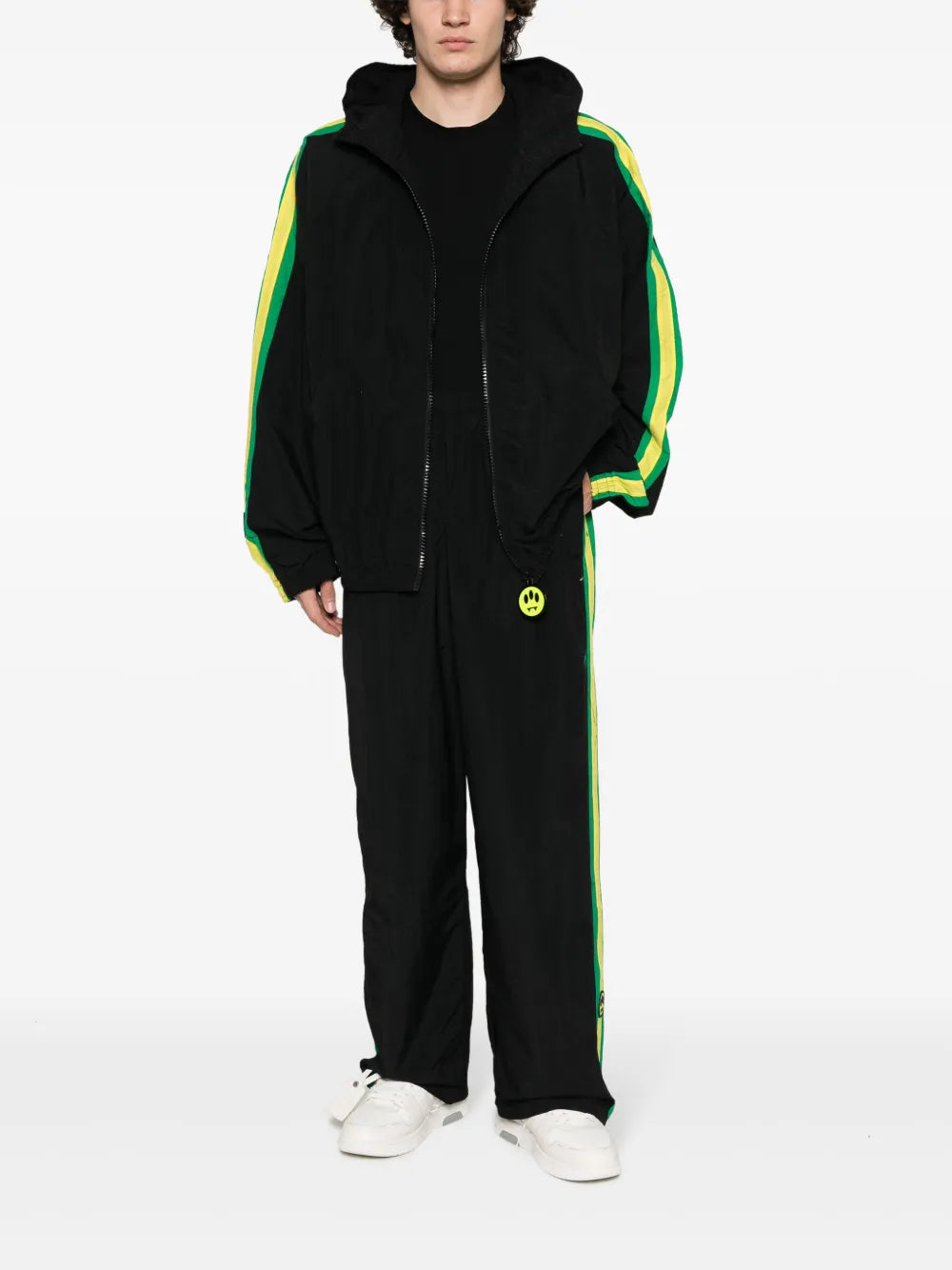 Stripe-Detail Straight-Leg Track Pants