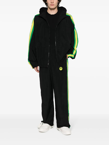 Stripe-Detail Straight-Leg Track Pants
