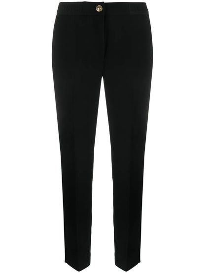 Logo-Waistband Slim Trousers