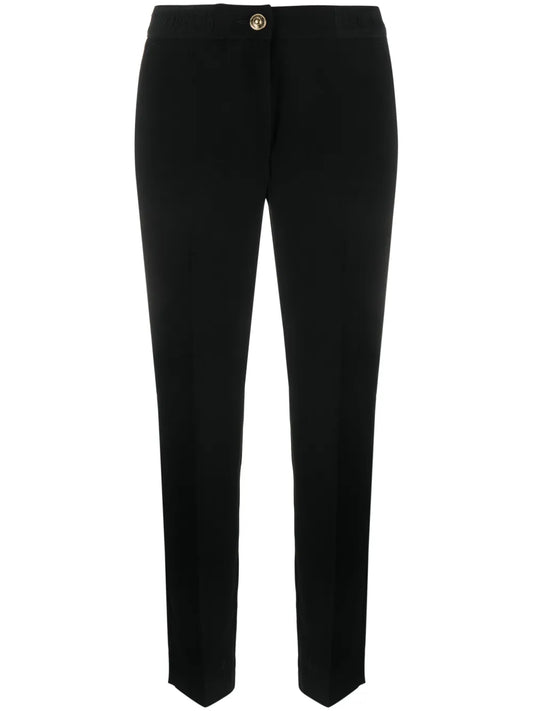 Logo-Waistband Slim Trousers