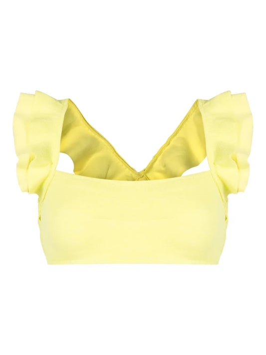 Jasper Ruffled Bikini Top