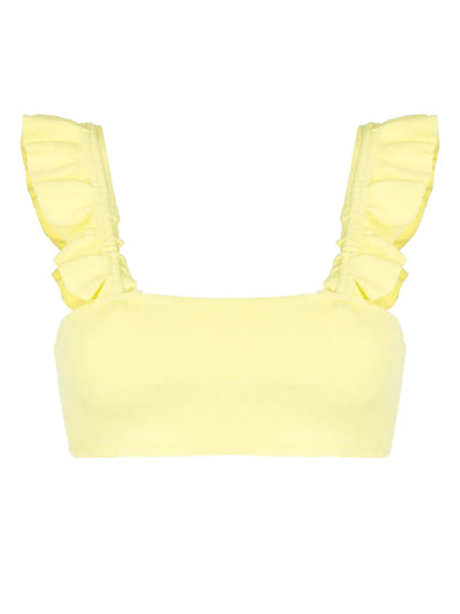 Zarbo Ruffle-Detail Bikini Top