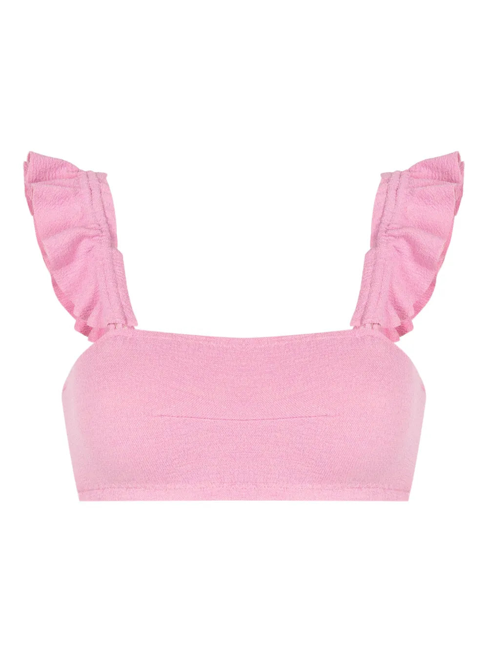 Zarbo Ruffle-Detail Bikini Top