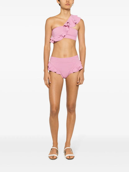Turbe High-Waisted Bikini Bottoms