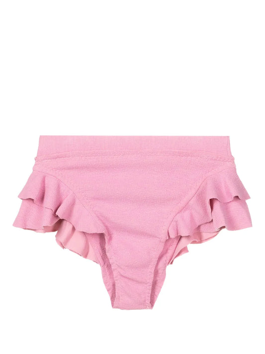 Turbe High-Waisted Bikini Bottoms