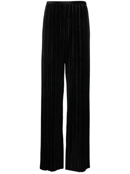 Lotem Pleated Velvet Trousers