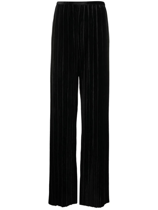 Lotem Pleated Velvet Trousers