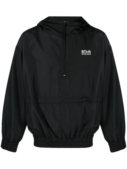 Logo-Print Hooded Jacket