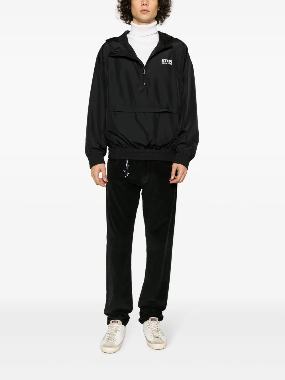 Logo-Print Hooded Jacket