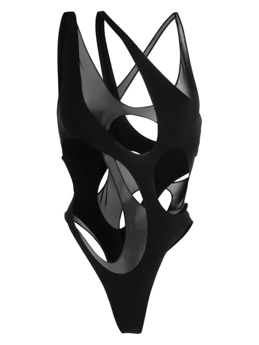 Cut-Out Detail Thong Swimsuit