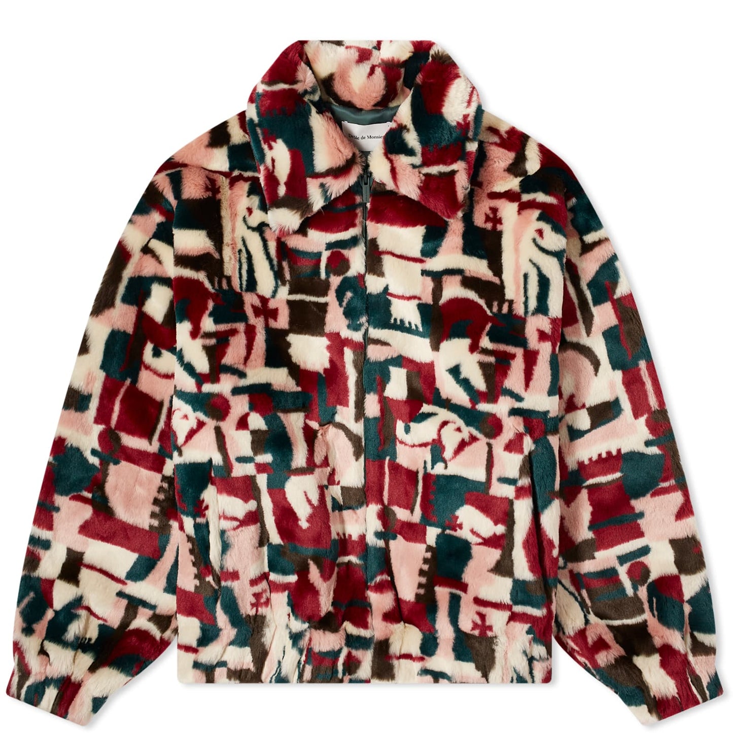 Drôle De Monsieur Presented by END. Jacquard Faux Fur Jacket
