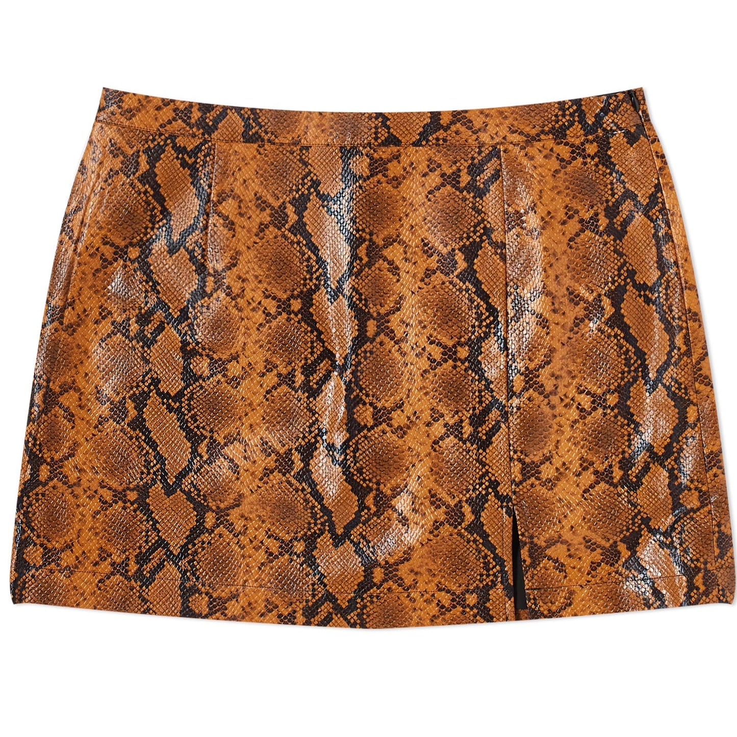Collette Snakeskin Vinyl Mini Skirt