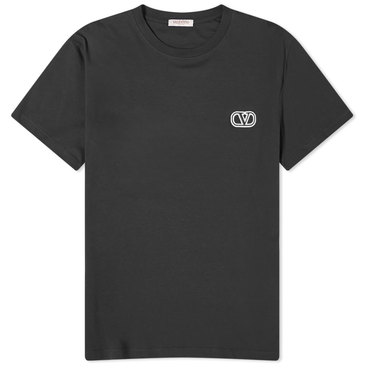 Embroidered V Logo Tee