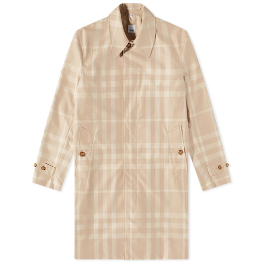 Keats Check Car Coat