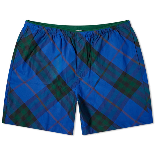 EKD Logo Check Swim Shorts