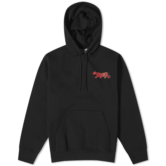 Hooded Rocky Script Crew Sweat