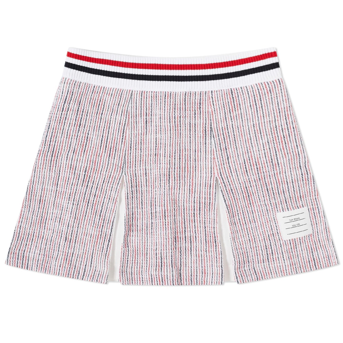 Mini Box RWB Pleat Tweed Skirt