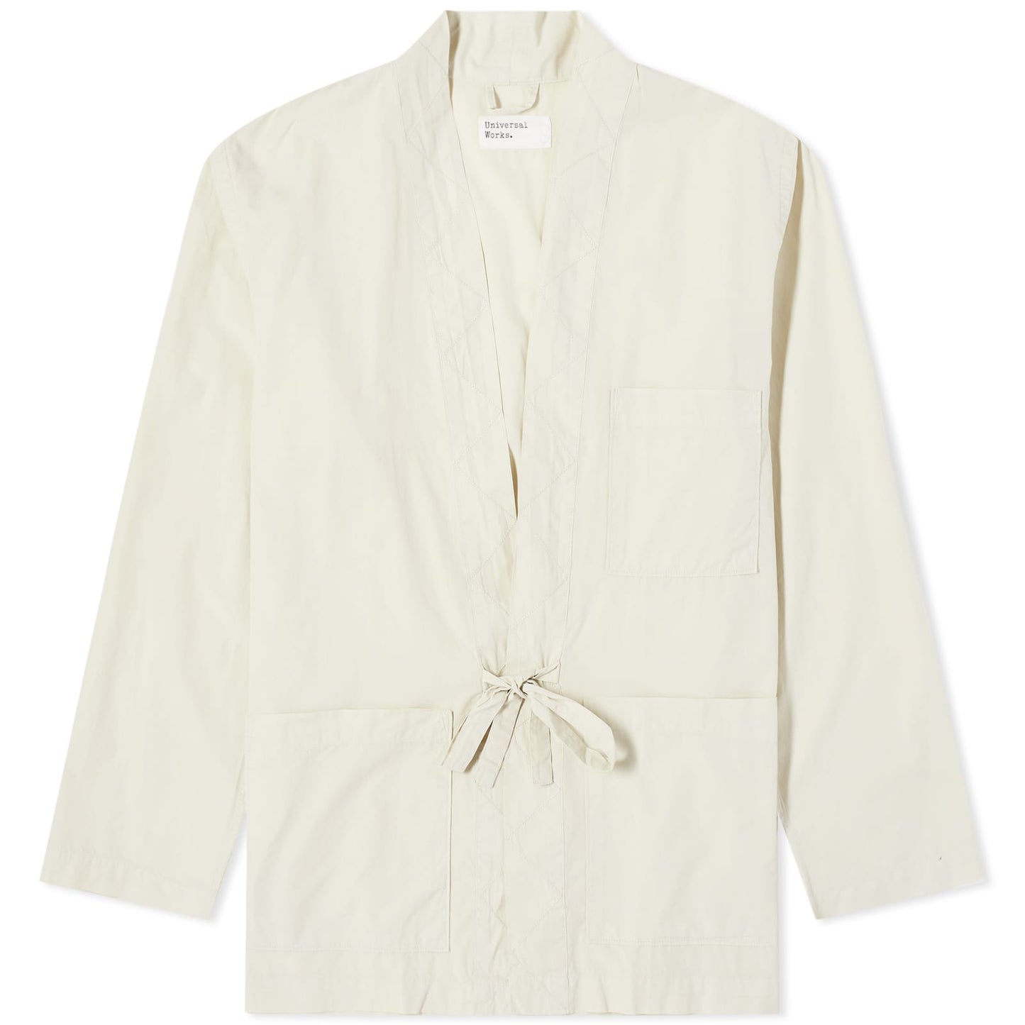 Organic Poplin Tie Front Jacket