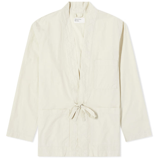 Organic Poplin Tie Front Jacket