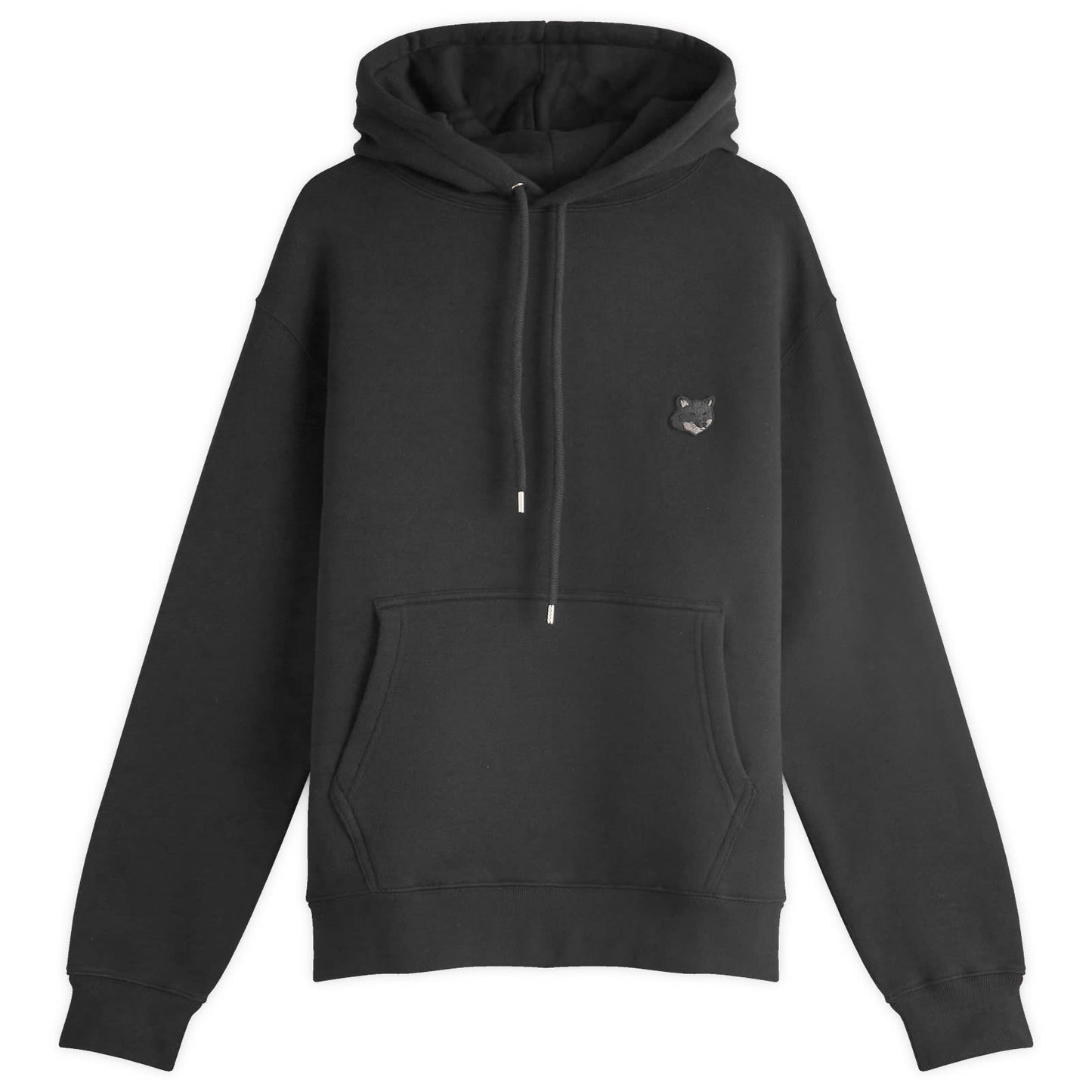 Bold Fox Head Patch Zip Hoodie