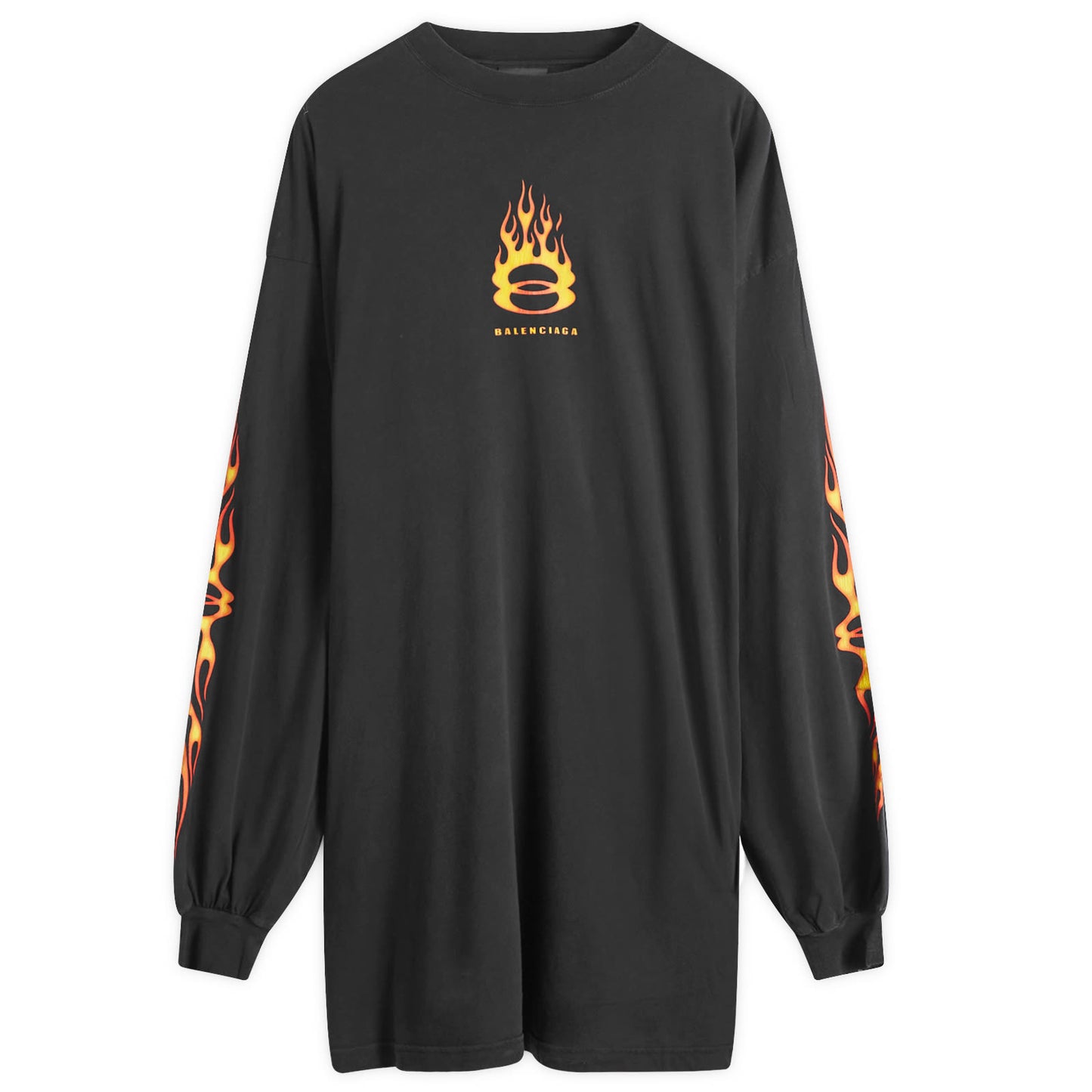 Flame Long Sleeve T Shirt