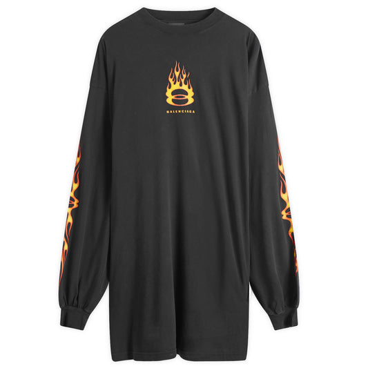 Flame Long Sleeve T Shirt