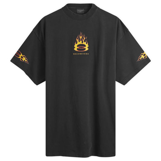 Flame Short Sleeve T Shirt