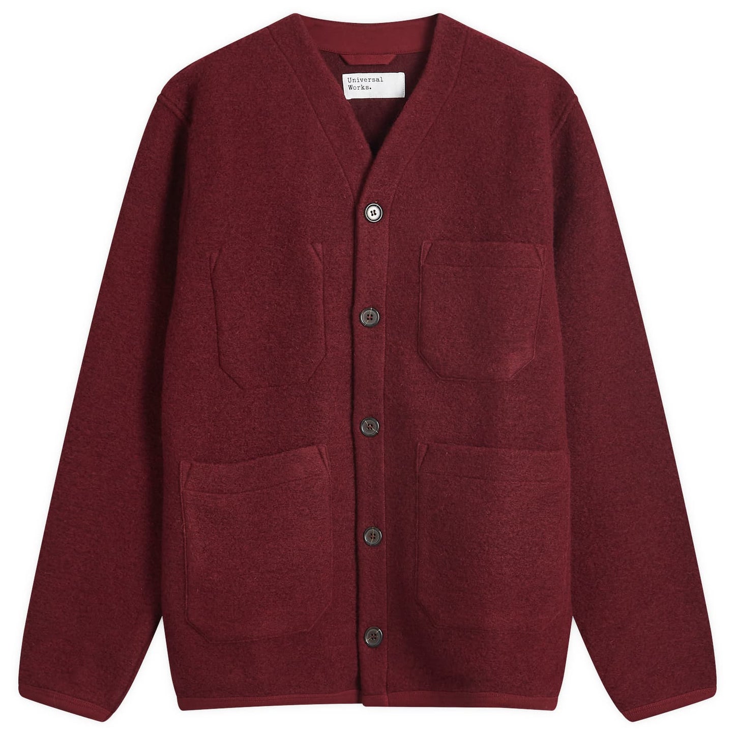 Wool Fleece Cardigan