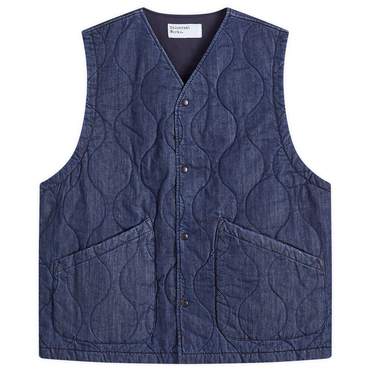 Quilted Denim Weekend Gilet