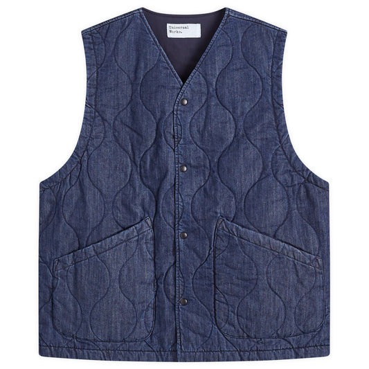 Quilted Denim Weekend Gilet