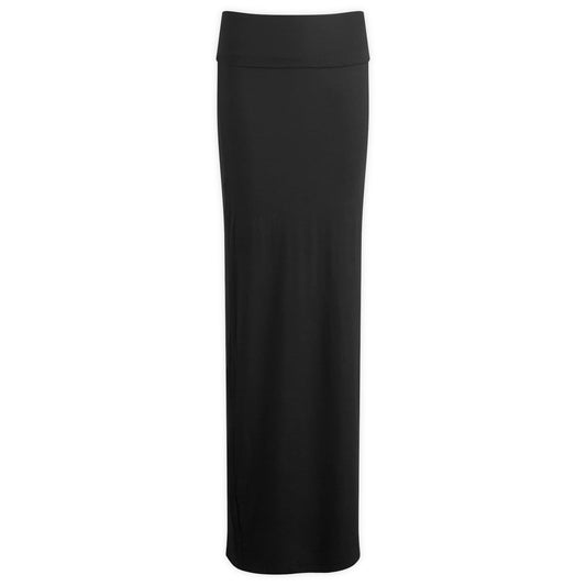 Foldover Maxi Skirt