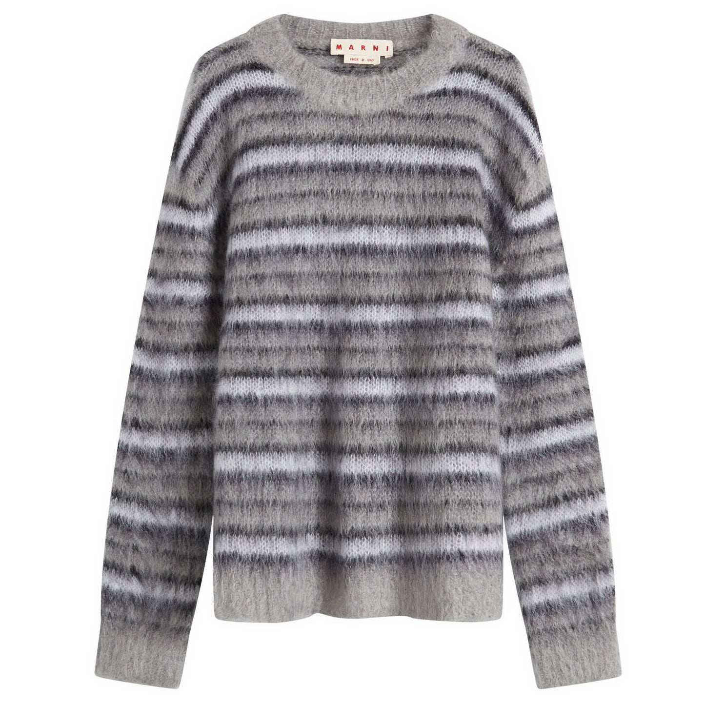 Mohair Stripe Knit Jumper